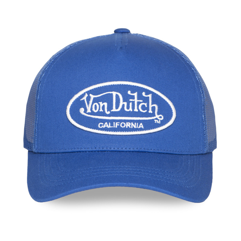 Casquette Vondutch Bleue Trucker Strapback / Boucle LOFB