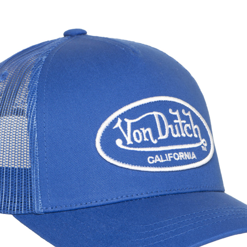 Casquette Vondutch Bleue Trucker Strapback / Boucle LOFB