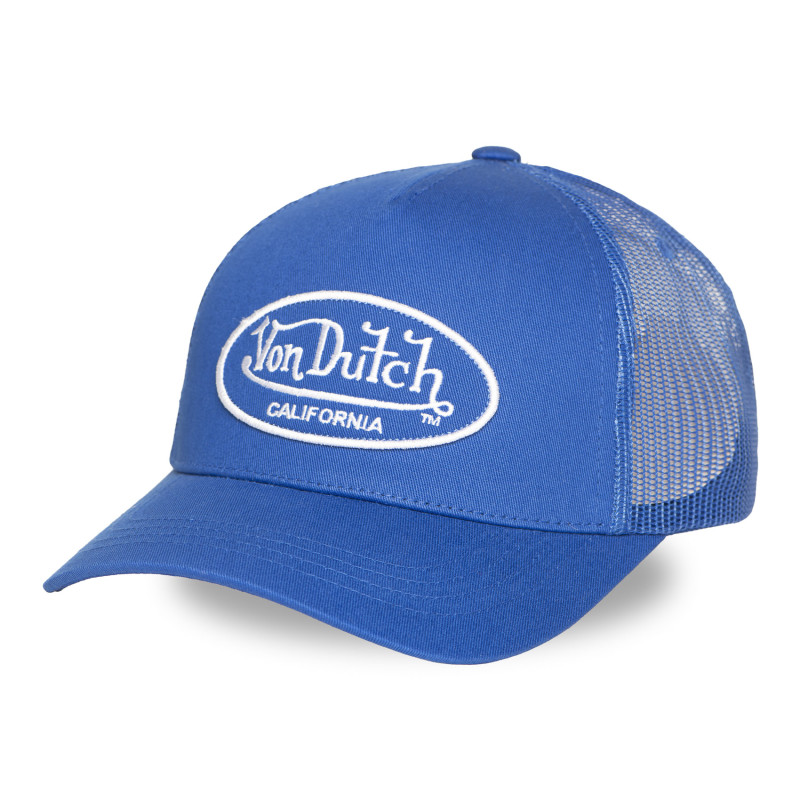 Casquette Vondutch Bleue Trucker Strapback / Boucle LOFB