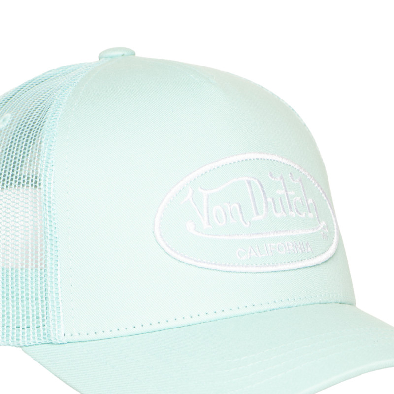 Casquette Vondutch Turquoise Trucker Strapback / Boucle LOFB
