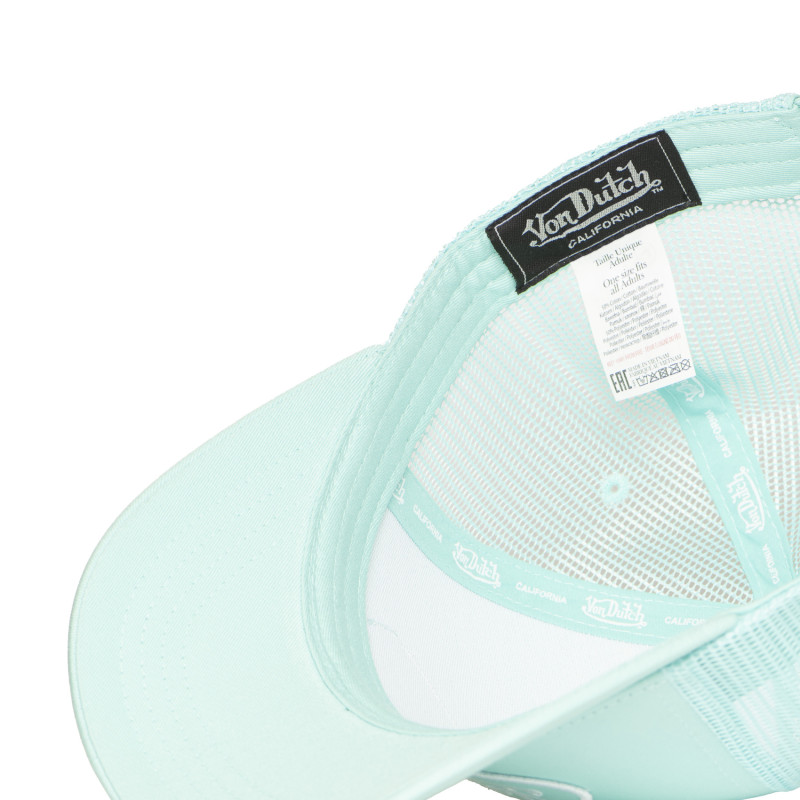 Casquette Vondutch Turquoise Trucker Strapback / Boucle LOFB