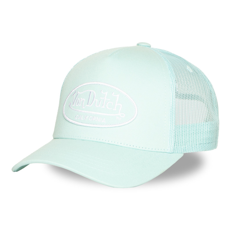Casquette Vondutch Turquoise Trucker Strapback / Boucle LOFB