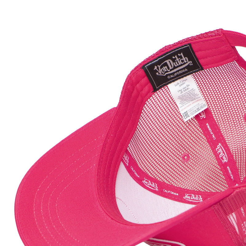 Casquette Vondutch Rose Trucker Strapback / Boucle LOFB