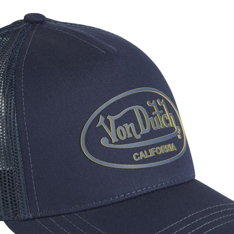 Casquette Vondutch Bleue Trucker Snapback LOG
