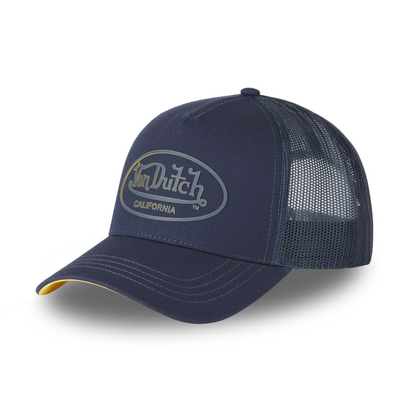 Casquette Vondutch Bleue Trucker Snapback LOG