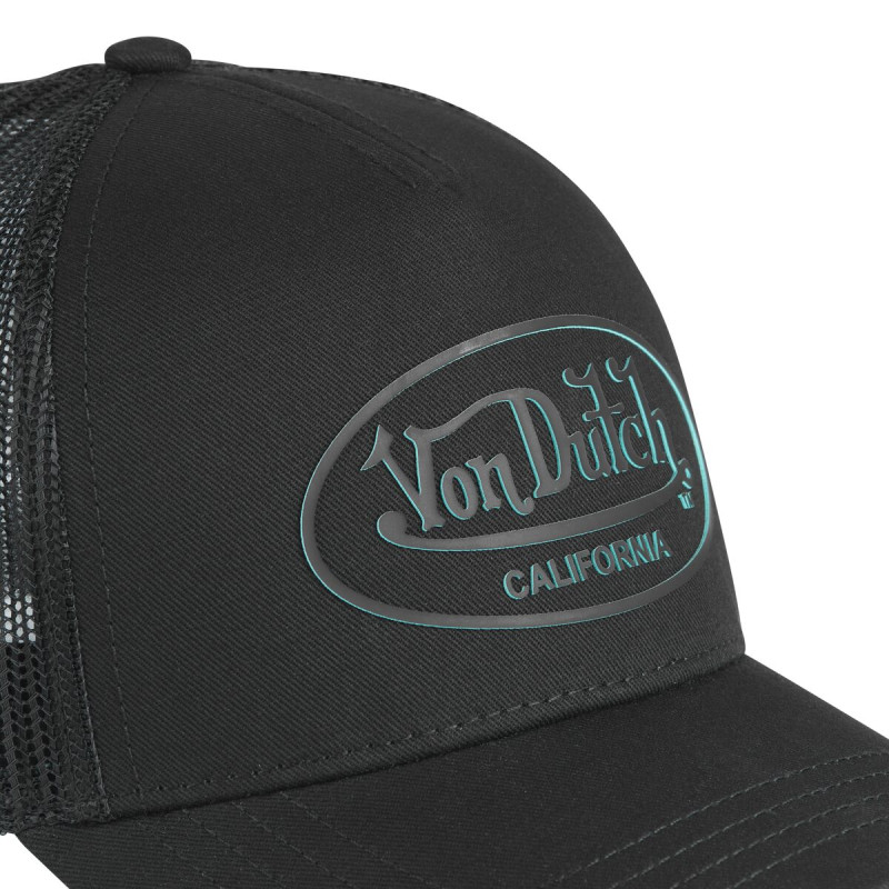 Casquette Vondutch Noire Trucker Snapback LOG