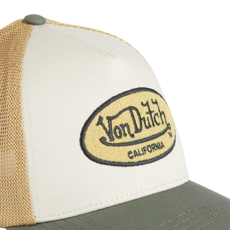 Casquette Vondutch Beige Trucker Snapback TERRY