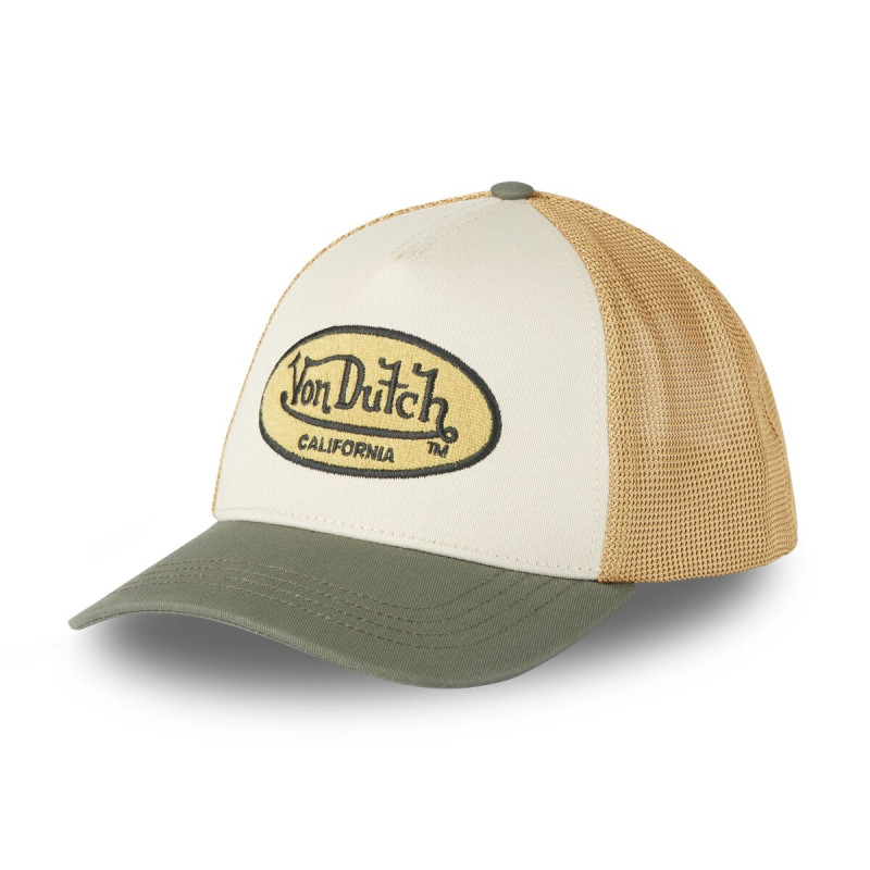 Casquette Vondutch Beige Trucker Snapback TERRY