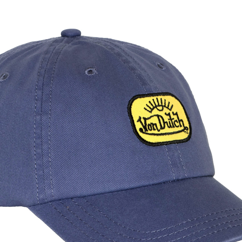 Casquette Vondutch Bleue Dad cap Strapback / Boucle LOG