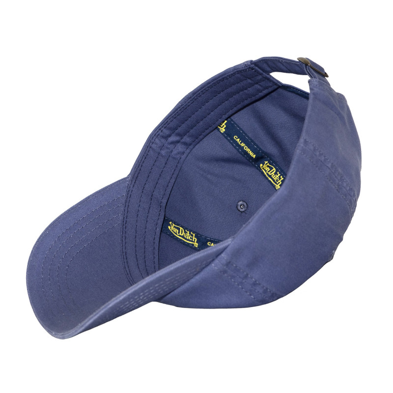 Casquette Vondutch Bleue Dad cap Strapback / Boucle LOG