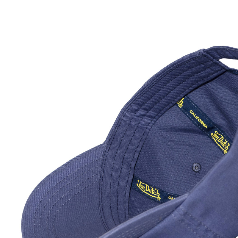 Casquette Vondutch Bleue Dad cap Strapback / Boucle LOG