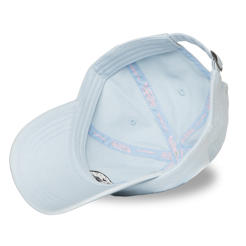 Casquette Vondutch Bleue Dad cap Strapback / Boucle LOG