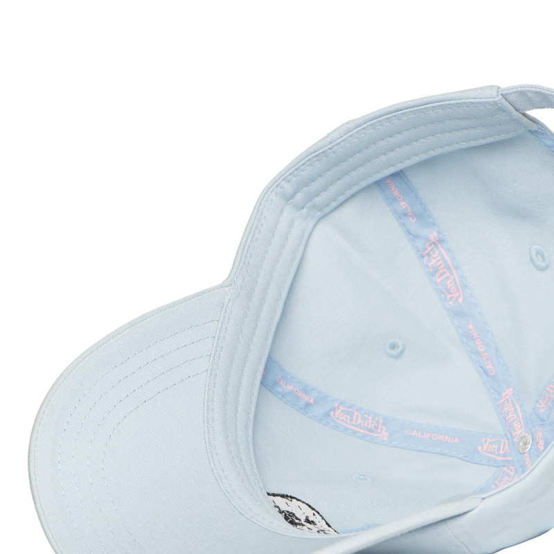 Casquette Vondutch Bleue Dad cap Strapback / Boucle LOG