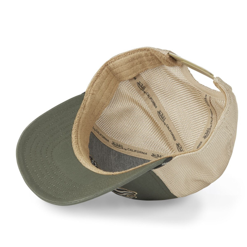 Casquette Vondutch Kaki Trucker Snapback SEMI-CURVED