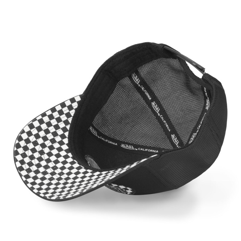Casquette Vondutch Noire Trucker Snapback SEMI-CURVED