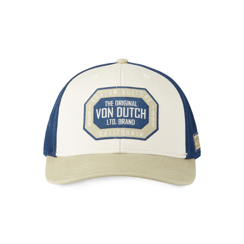 Casquette Vondutch Beige Trucker Snapback SEMI-CURVED