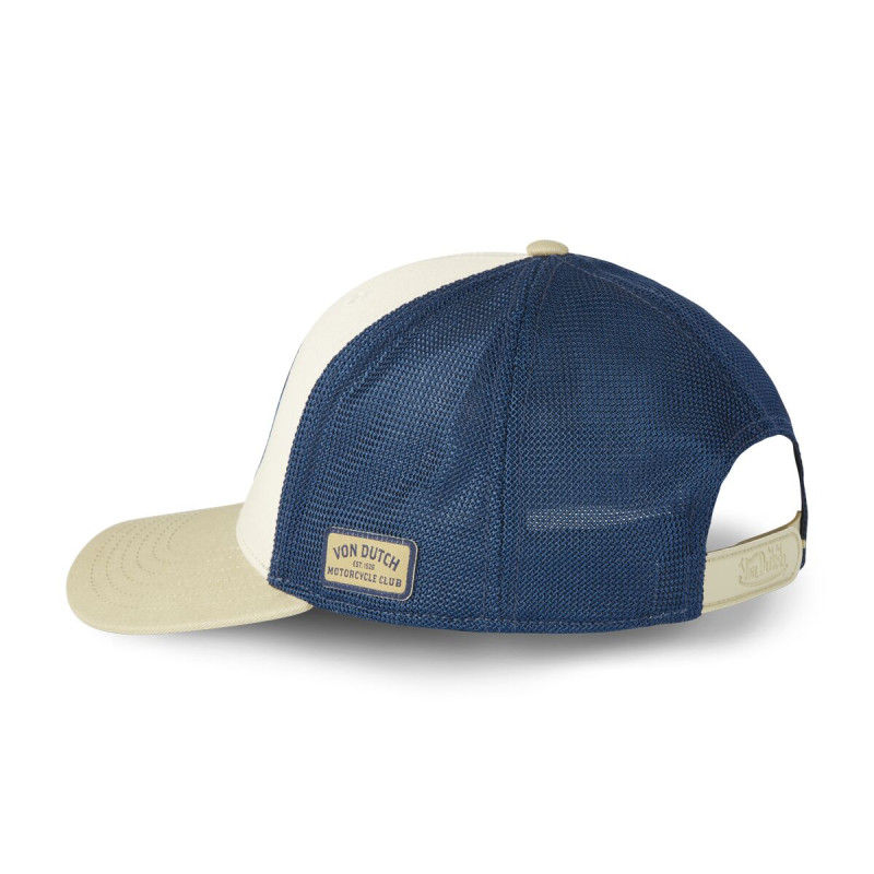 Casquette Vondutch Beige Trucker Snapback SEMI-CURVED