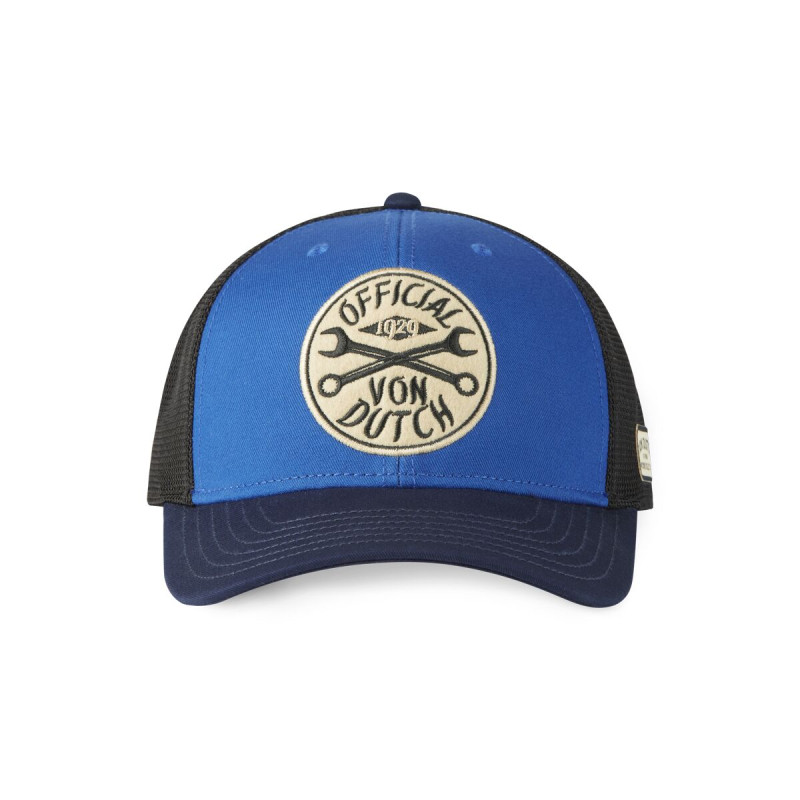 Casquette Vondutch Bleue Trucker Snapback SEMI-CURVED