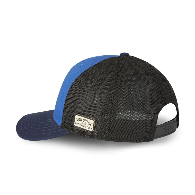 Casquette Vondutch Bleue Trucker Snapback SEMI-CURVED