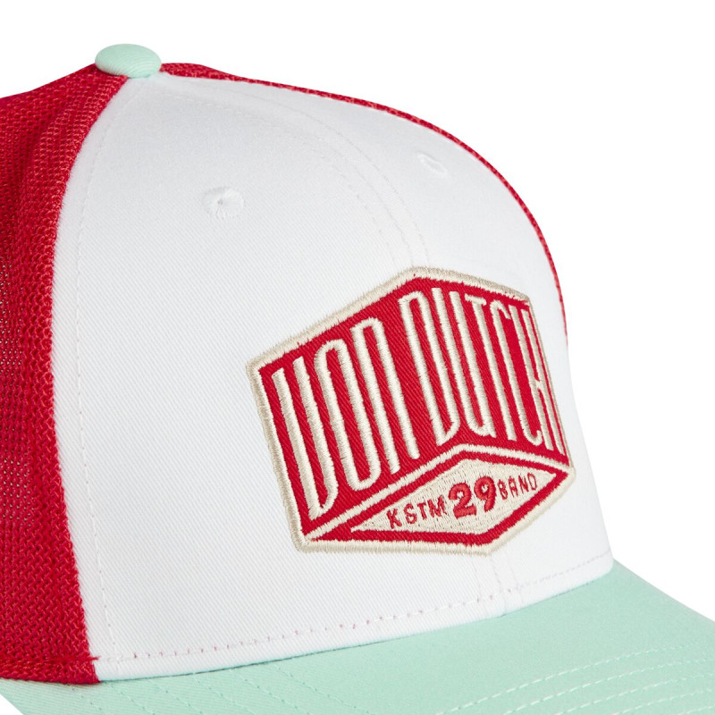 Casquette Vondutch Blanche Trucker Snapback SEMI-CURVED