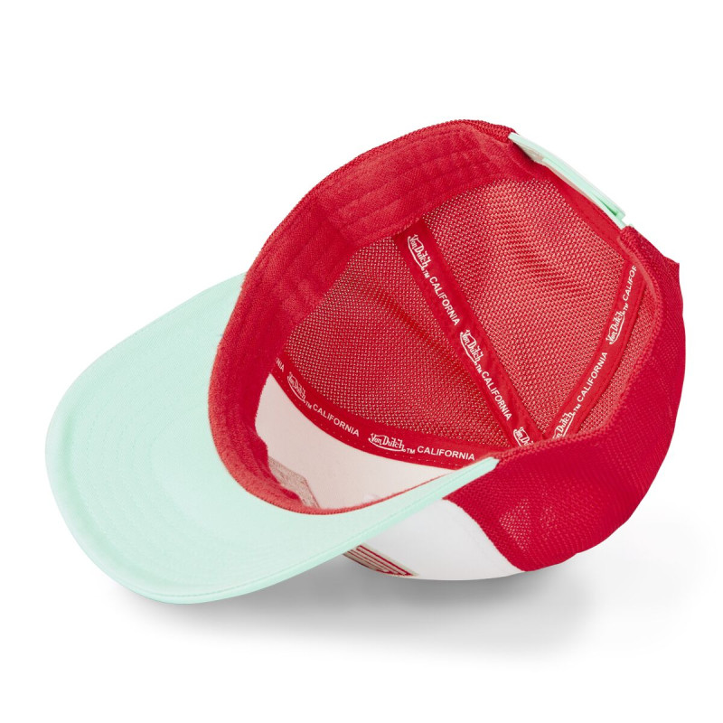 Casquette Vondutch Blanche Trucker Snapback SEMI-CURVED