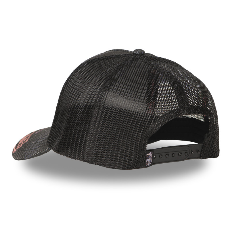Casquette Vondutch Noire Trucker Snapback en Denim CAFE