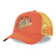 Casquette Vondutch Orange Trucker Snapback effet Usé CREW