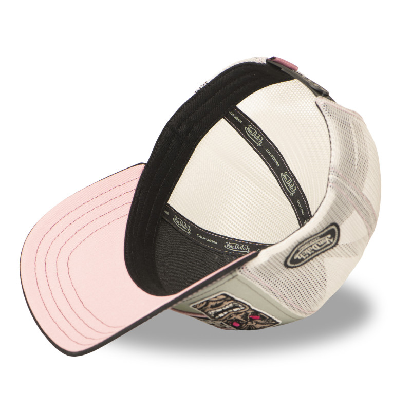 Casquette Vondutch Grise Trucker Snapback PATCHES