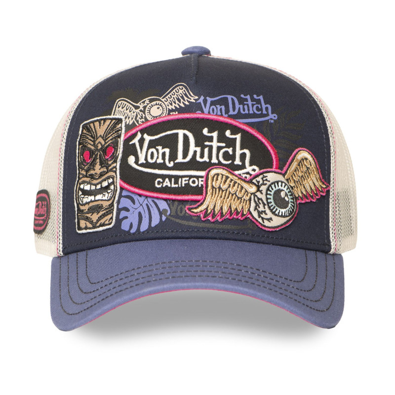 Casquette Vondutch Violette Trucker Snapback PATCHES
