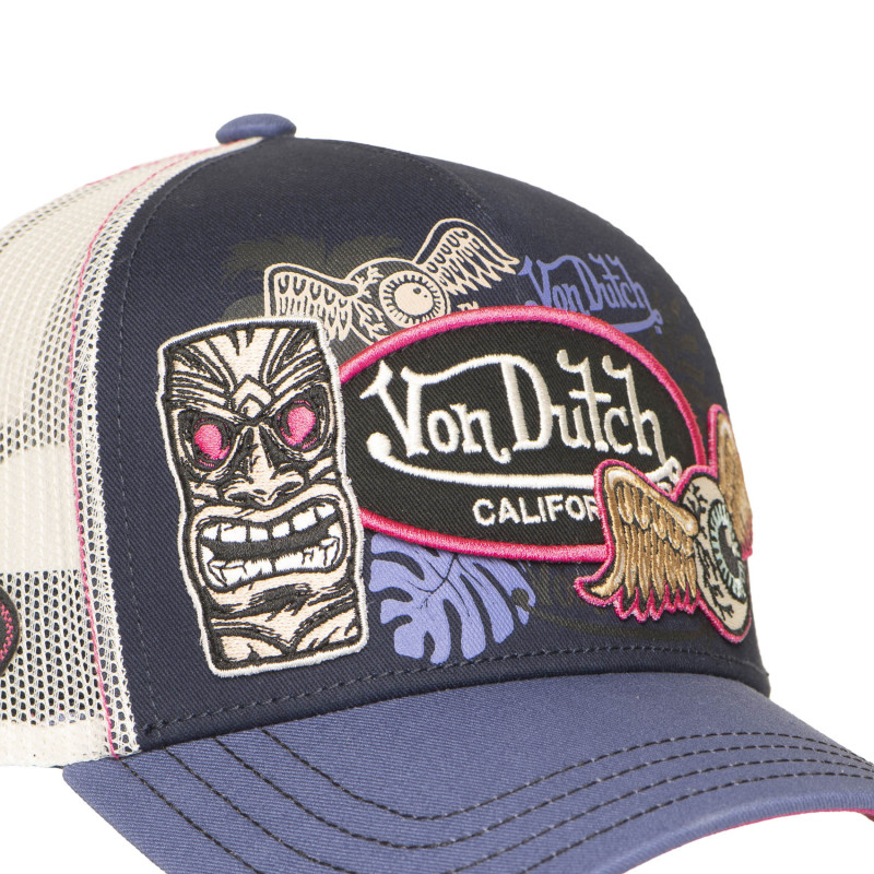 Casquette Vondutch Violette Trucker Snapback PATCHES