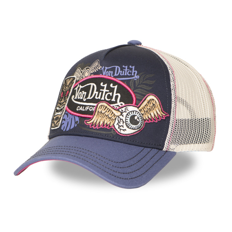 Casquette Vondutch Violette Trucker Snapback PATCHES