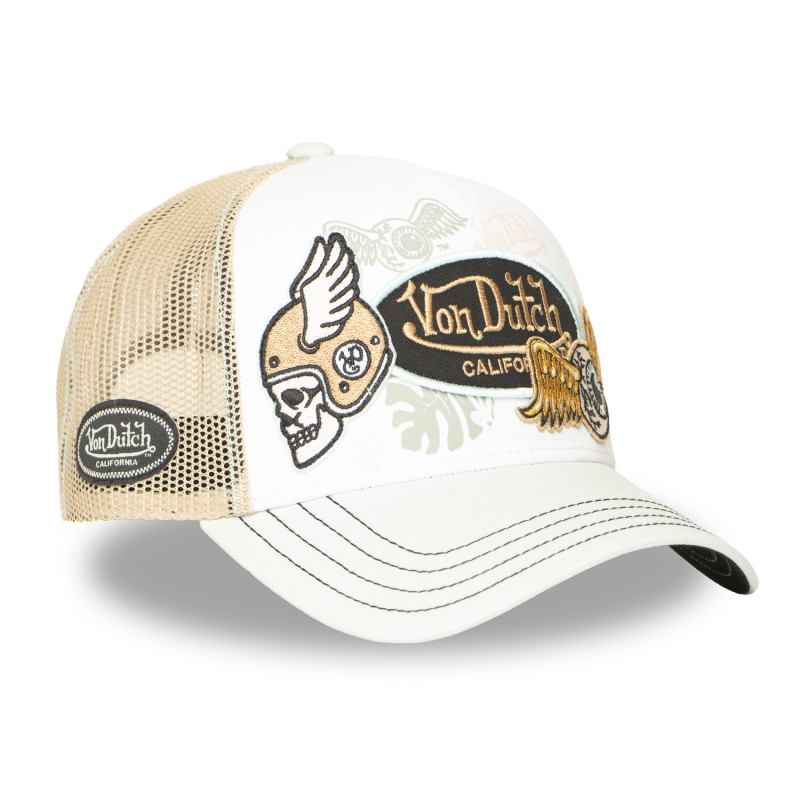 Casquette Vondutch Verte Trucker Snapback PATCHES