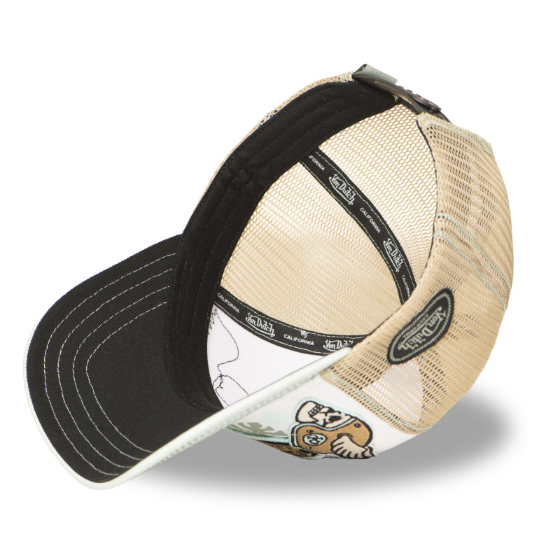 Casquette Vondutch Verte Trucker Snapback PATCHES