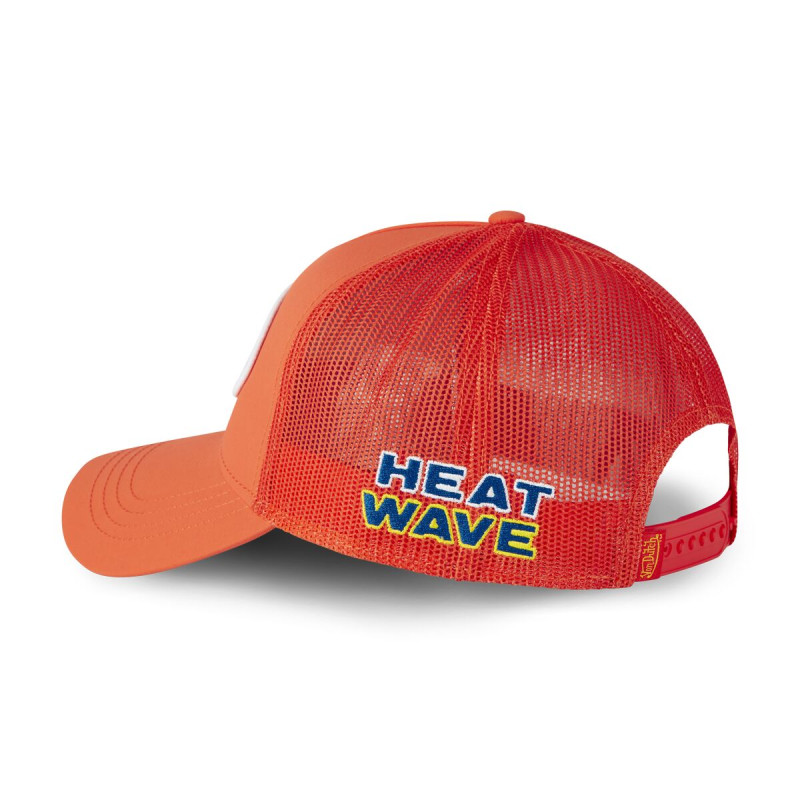 Casquette Vondutch Orange Trucker Snapback POLY