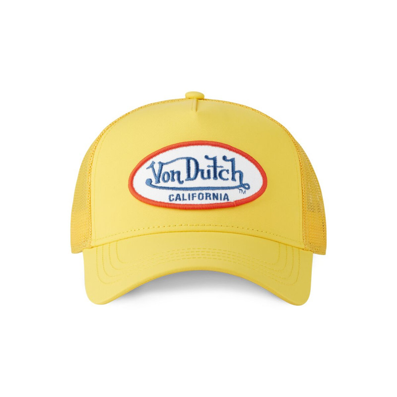 Casquette Vondutch Jaune Trucker Snapback POLY