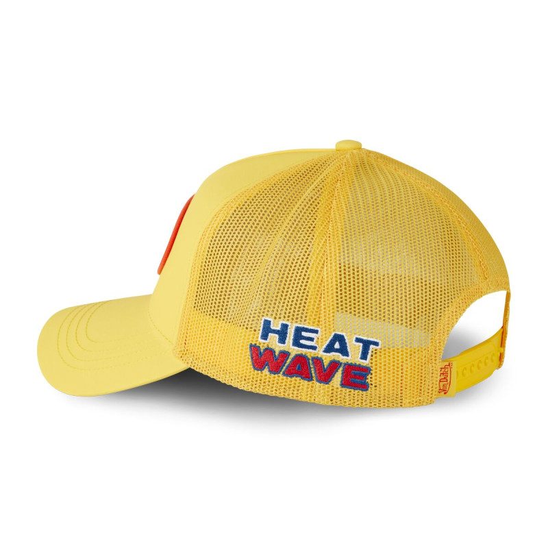 Casquette Vondutch Jaune Trucker Snapback POLY