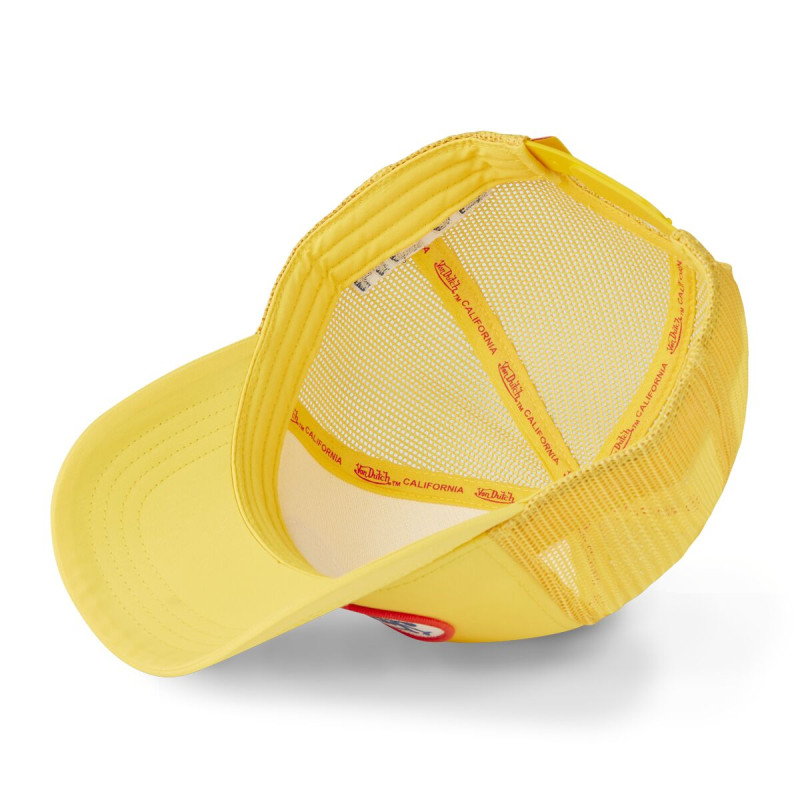 Casquette Vondutch Jaune Trucker Snapback POLY