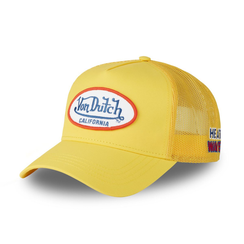 Casquette Vondutch Jaune Trucker Snapback POLY