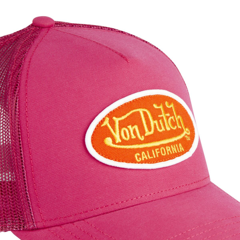 Casquette Vondutch Rose Trucker Snapback POLY