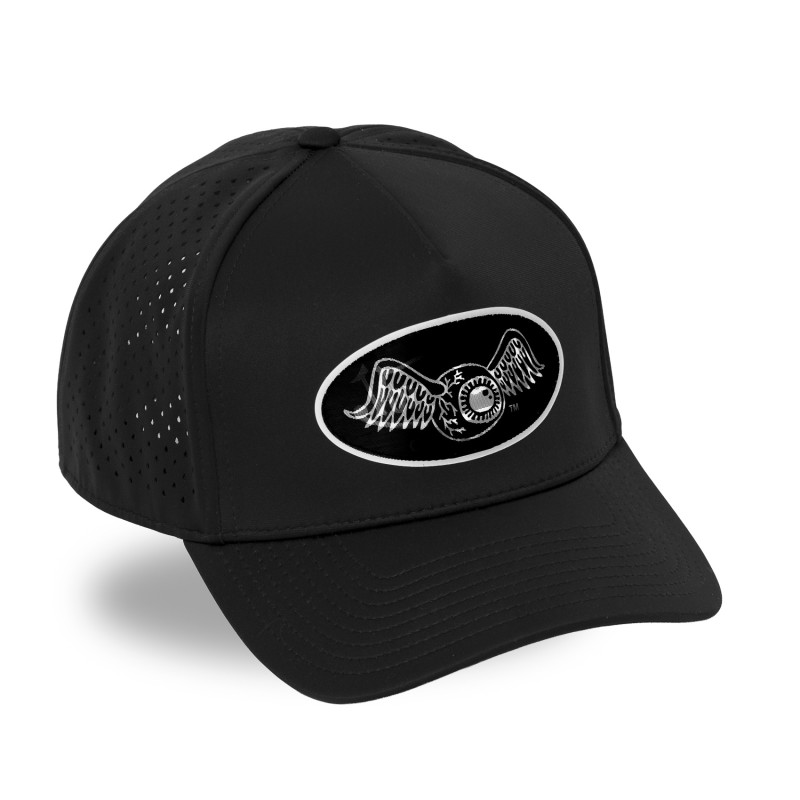 Casquette Vondutch Noire Trucker Snapback effet Hologramme SPORT