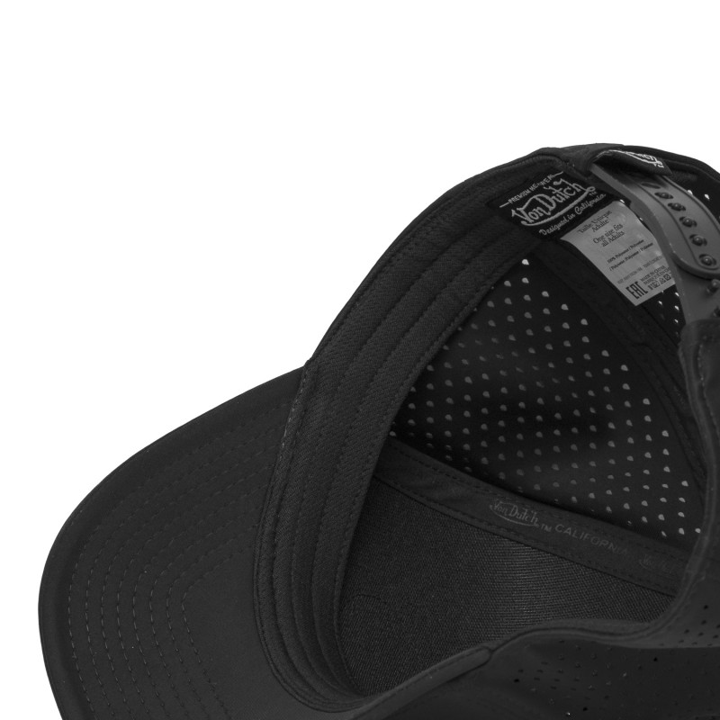 Casquette Vondutch Noire Trucker Snapback effet Hologramme SPORT
