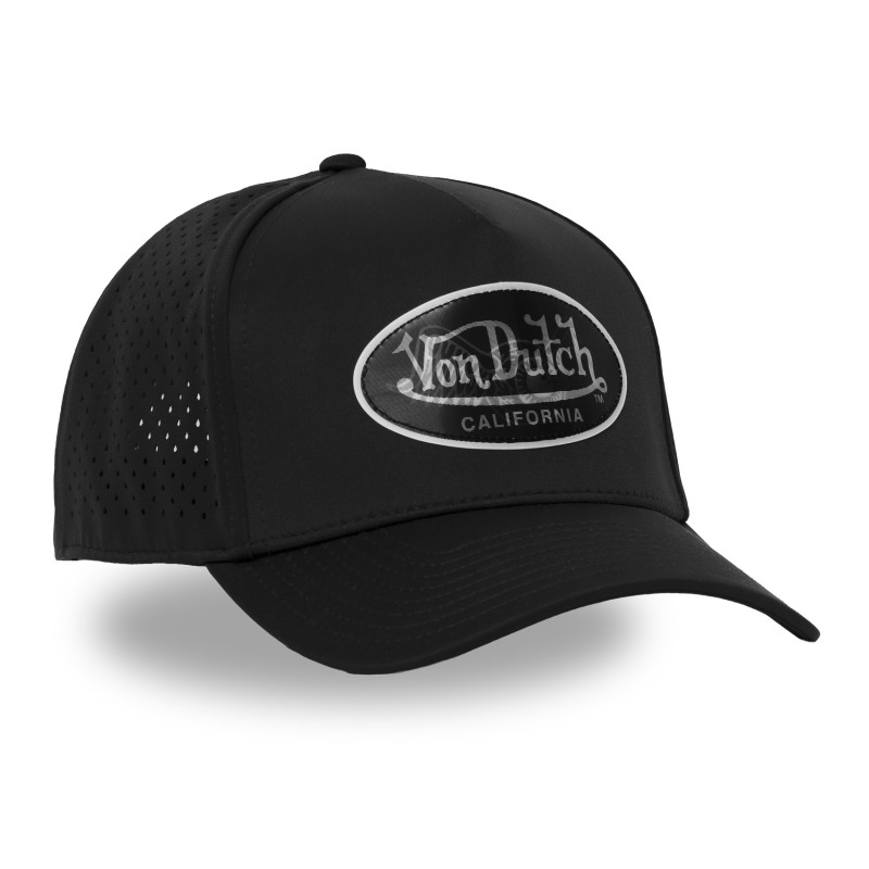 Casquette Vondutch Noire Trucker Snapback effet Hologramme SPORT