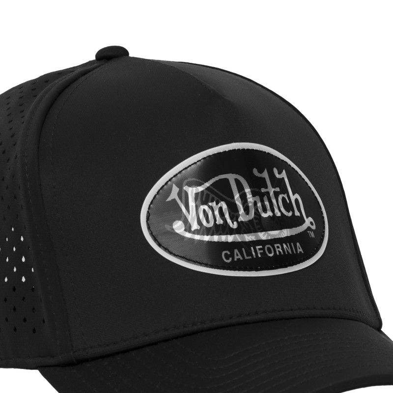 Casquette Vondutch Noire Trucker Snapback effet Hologramme SPORT