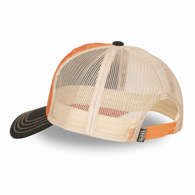 Casquette Vondutch Orange Trucker Snapback SUBLI