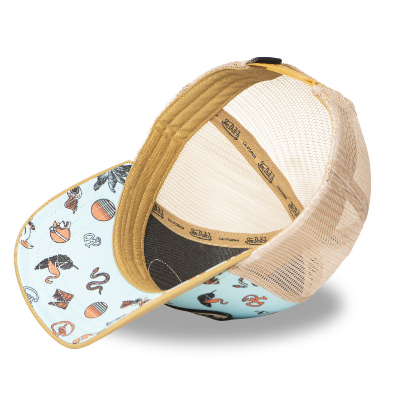 Casquette Vondutch Turquoise Trucker Snapback SUBLI