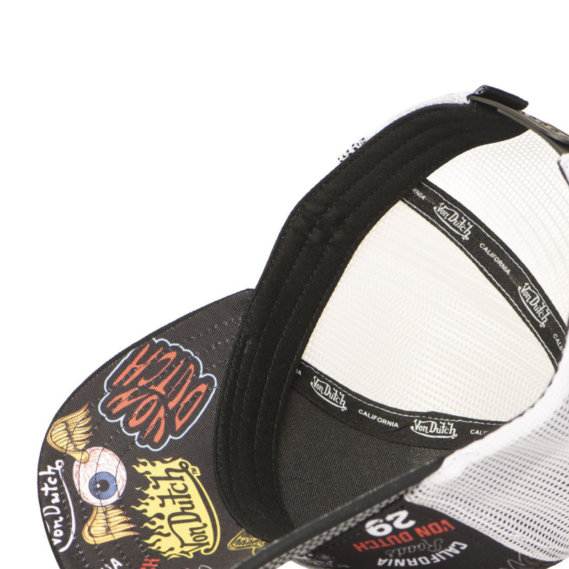 Casquette Vondutch Noire Trucker Snapback SUBLI