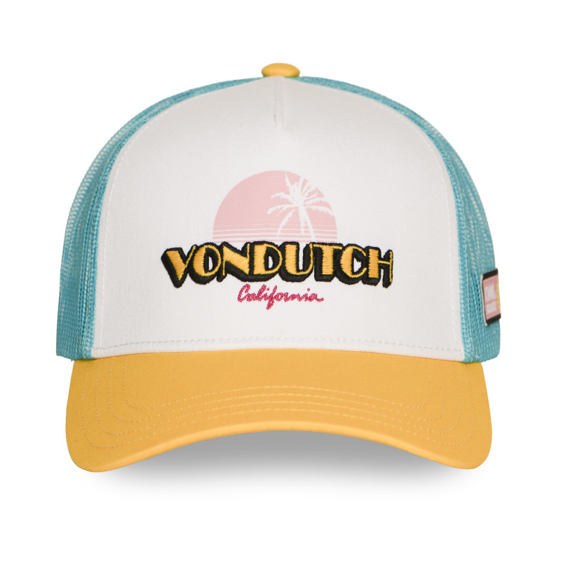 Casquette Vondutch Jaune Trucker Snapback SURF
