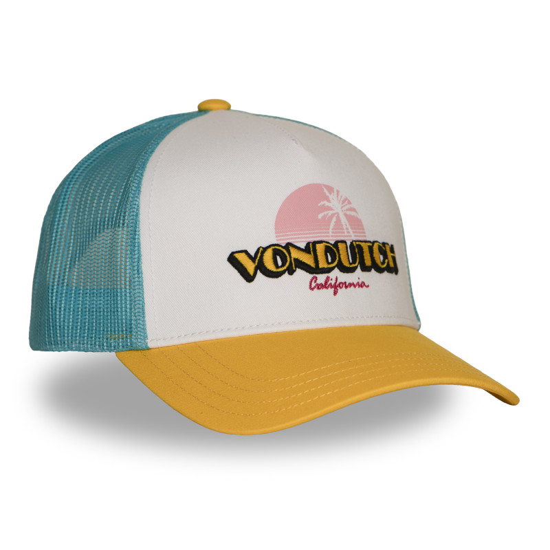 Casquette Vondutch Jaune Trucker Snapback SURF