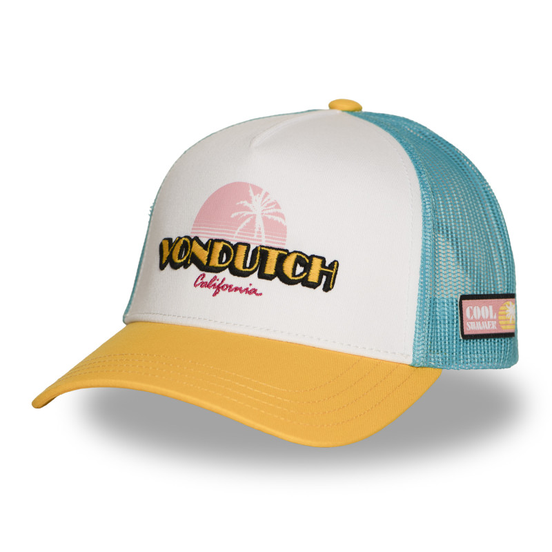 Casquette Vondutch Jaune Trucker Snapback SURF