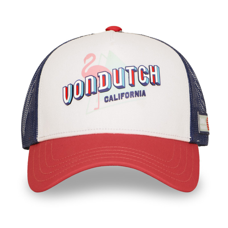 Casquette Vondutch Orange Trucker Snapback SURF